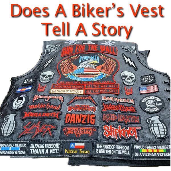 DOES A BIKER'S VEST TELL A STORY – Eagle Leather