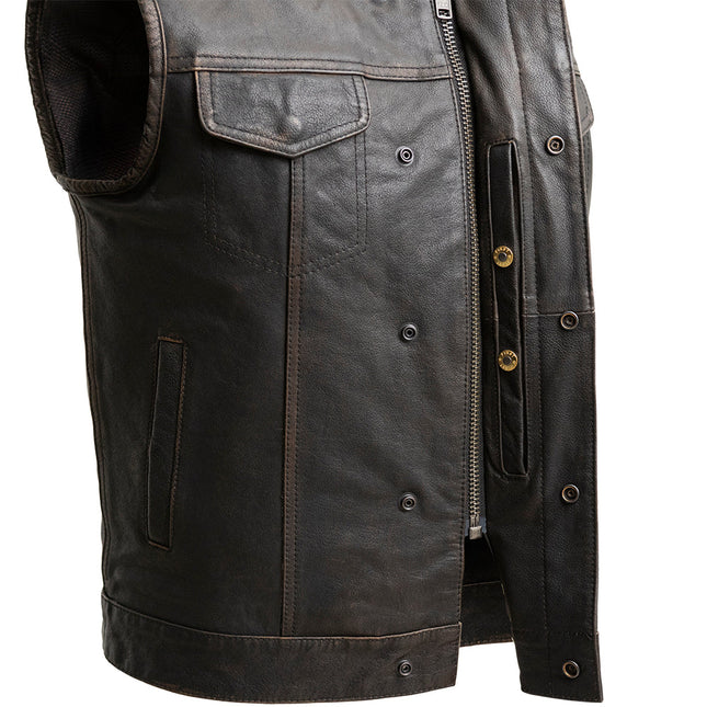 Sharp Shooter Vest Distressed: Features: