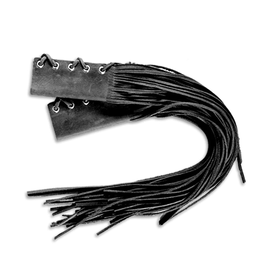 Black Throttle Covers With 17" Fringe