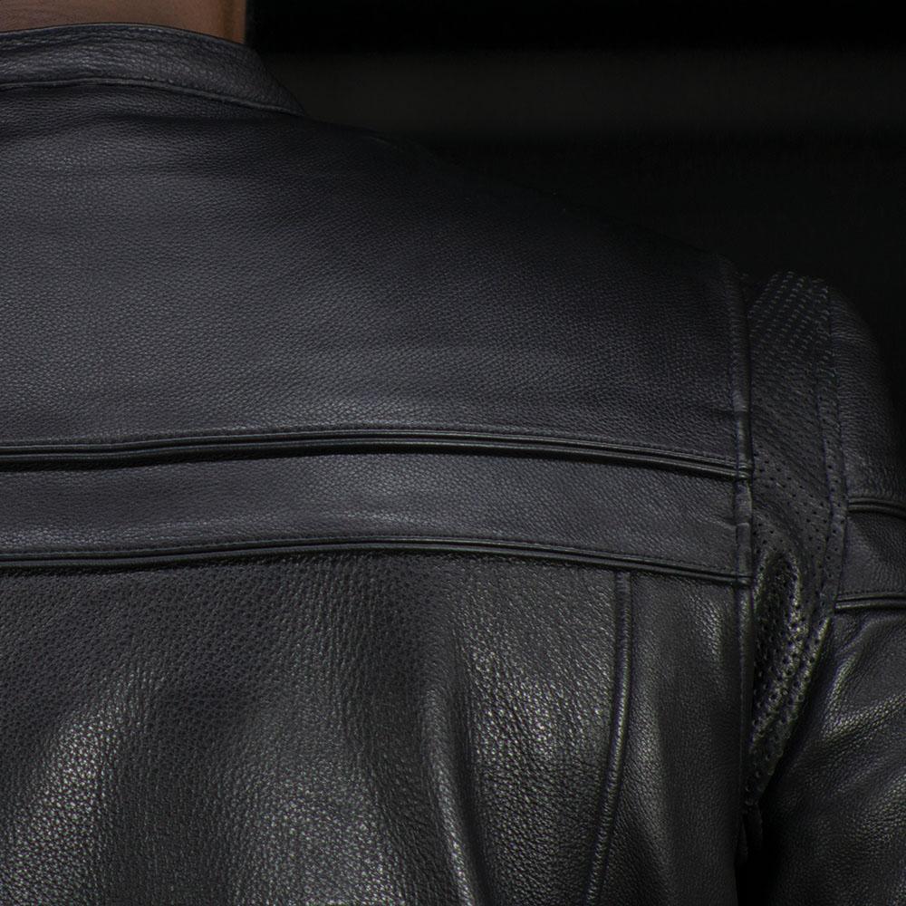 Eagle Leather Men's Tall Maverick Jacket - Black - Eagle Leather