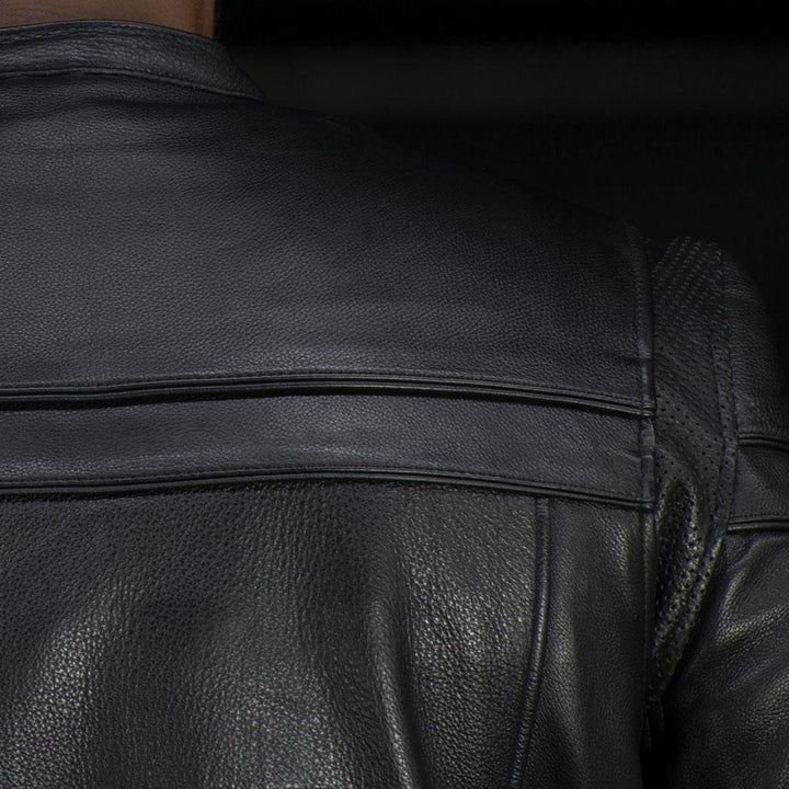 Eagle Leather Men's Maverick Premium Jacket - Black - Eagle Leather