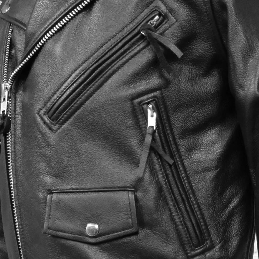 Eagle Leather Men's Superstar Motorcycle Tall Jacket - Black - Eagle Leather