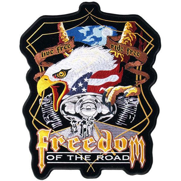 Freedom Of The Road Patch - Eagle Leather
