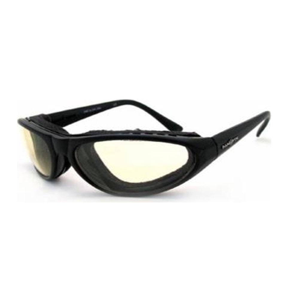 7eye by Panoptx Cyclone Glossy Black Frame with Sharp View Gray Sunglass