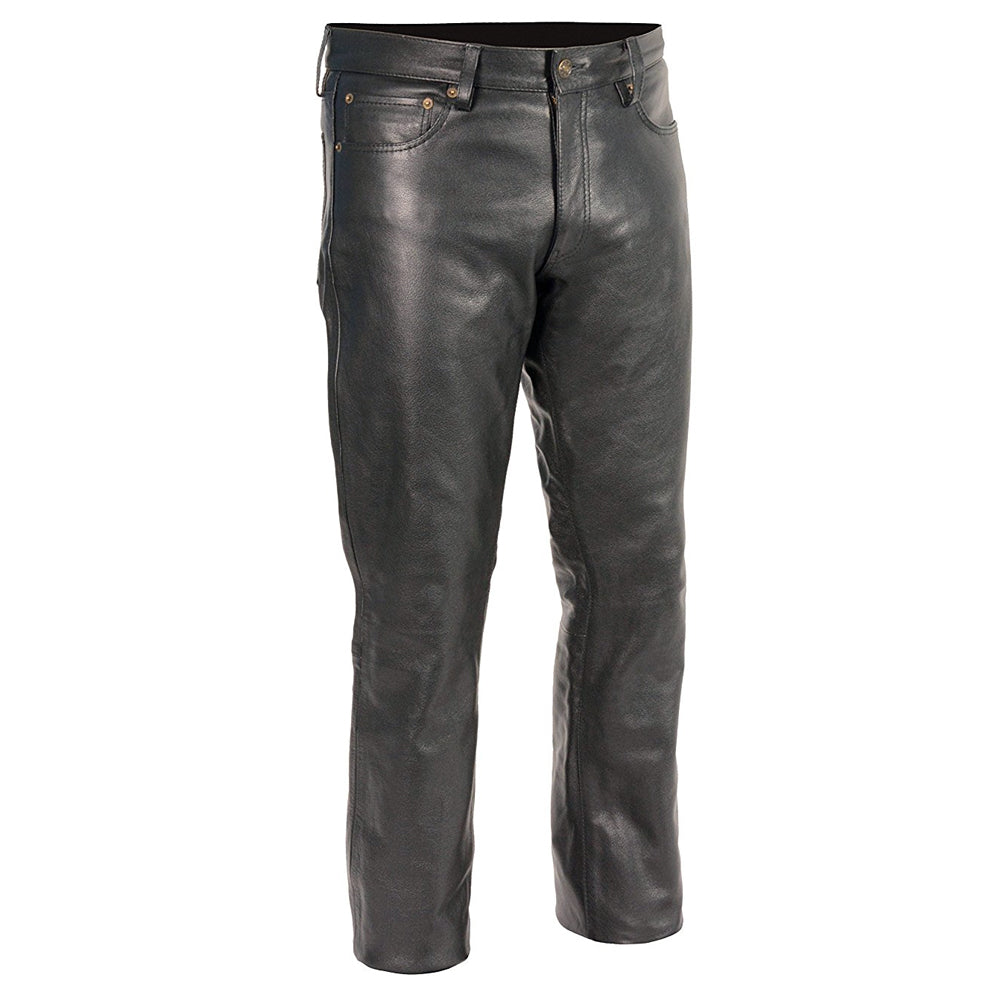 Bockle 1 GAY-ZIP leather pants trousers full zip : : Clothing,  Shoes & Accessories