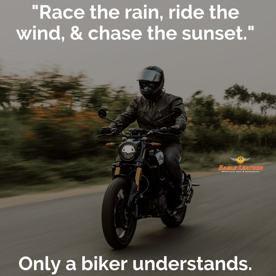 Race The Rain... – Eagle Leather