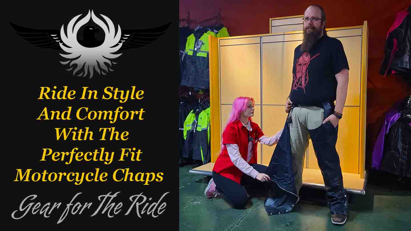 Ride in Style and Comfort with the Perfect Fit Motorcycle Chaps