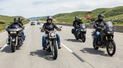 Mesh motorcycle communication keeping a mixed group ride connected on the open road