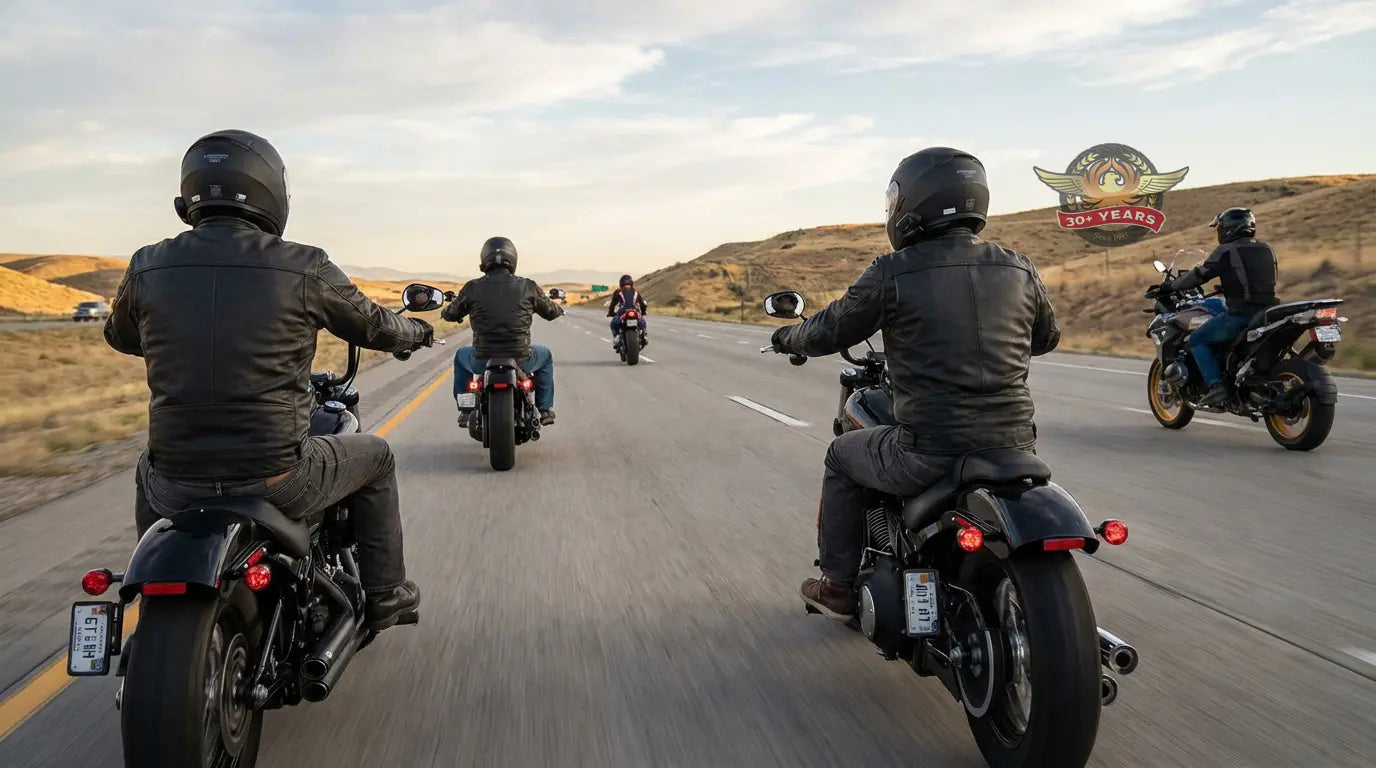 Comparison of wired and wireless motorcycle communication systems during group riding on cruisers