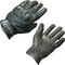 Boss black leather motorcycle gloves