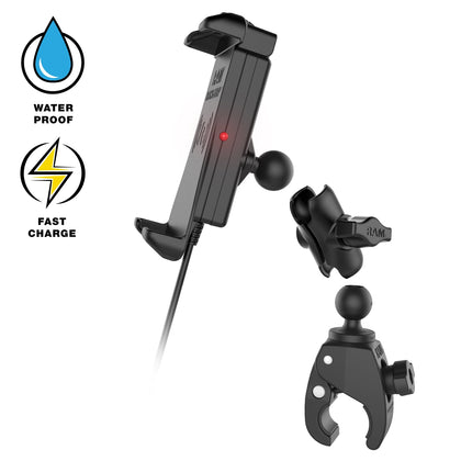 Wireless Charging  Quick Grip Ram Mount Short Arm