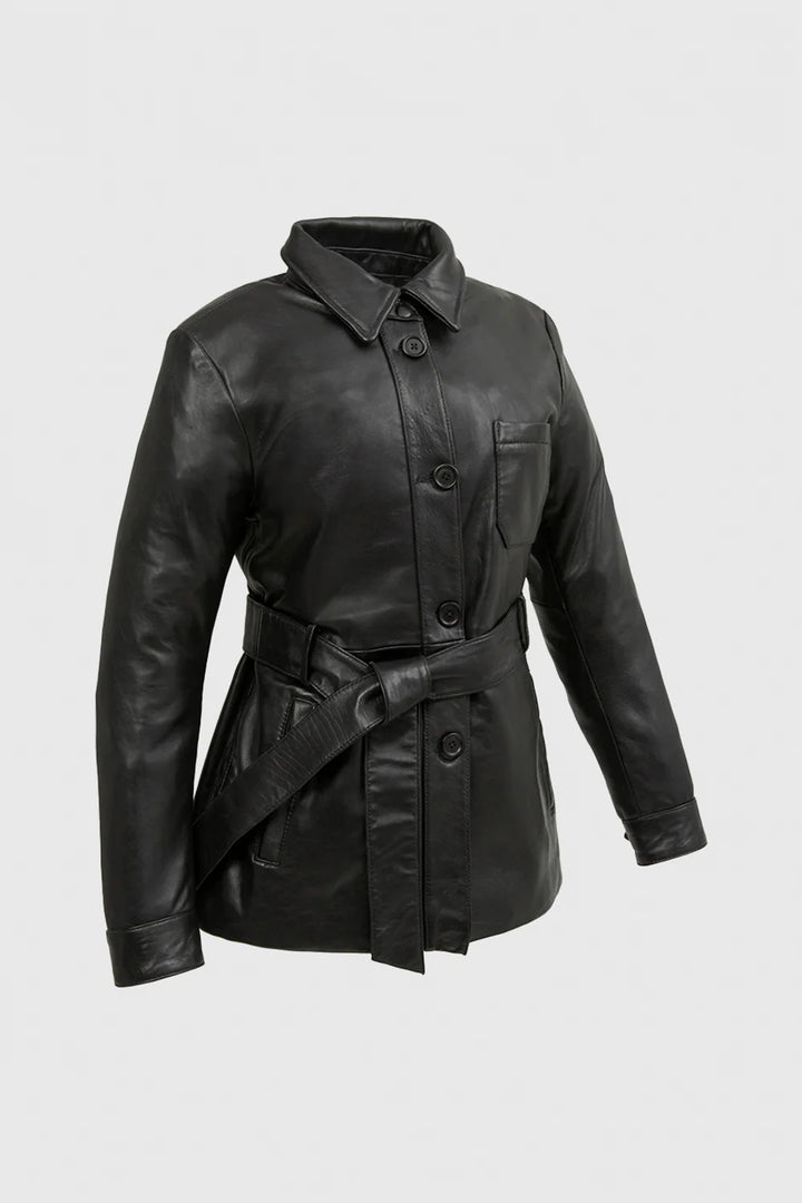 Women's Janely Lambskin Fashion Coat: New Zealand Lambskin