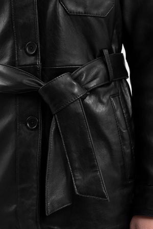 Women's Janely Lambskin Fashion Coat: New Zealand Lambskin