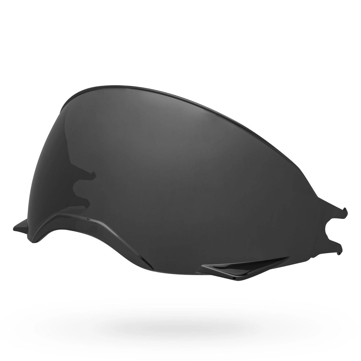 Bell Broozer replacement inner shield in Dark Smoke, angled studio view