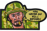 Ivamis Full Retard Patch P7778 in green and black, front embroidery view