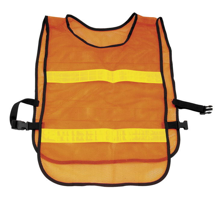 Safety Vest Orange: Safety Vest Applications - Suitable for Christian or church events, facilities security personnel, parkin