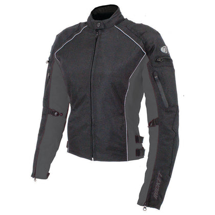 Ladies Turbulent Jacket: • Water resistant treated Rock Tex™ outershell for maximum impact resistance
• Externally accessible