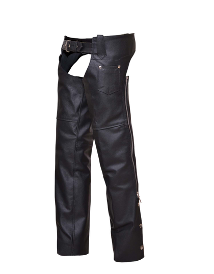 Kids Chaps: Kids Premium Leather Chaps
Coin Pocket
Silver hardware
Color: Black
Skin: Cowhide Leather
Brand: Unik Leather App