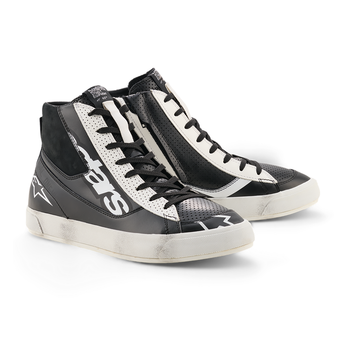 Alpinestars Stated Flair Riding Shoes Black/White