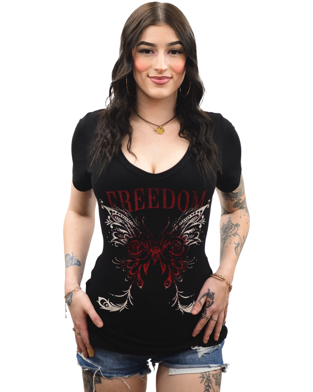 Ladies Freedom Wings Shirt