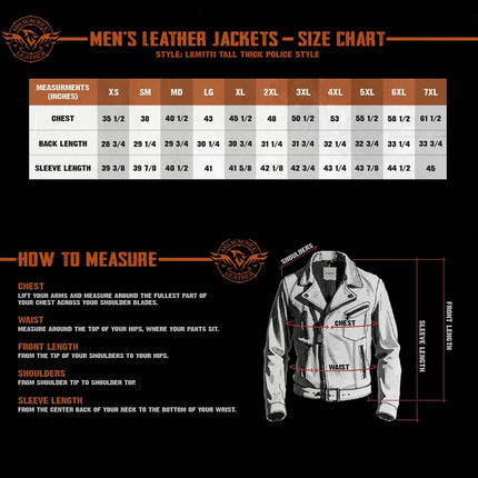 Men's Basic MC Jacket Tall