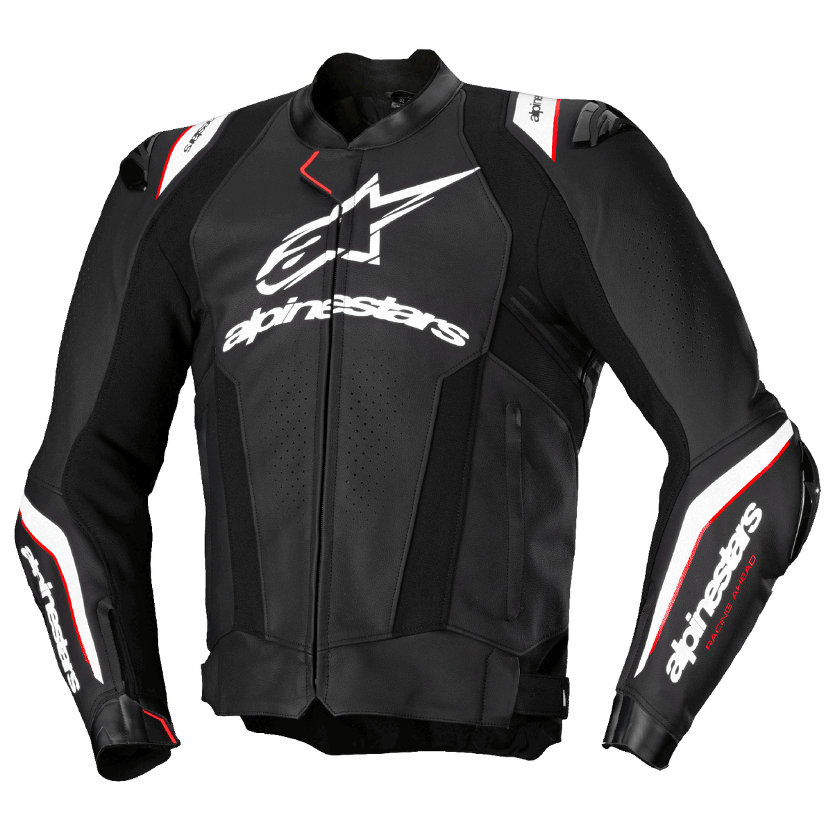 Alpinestars Missile V3 Ignition Leather Jacket Black/White