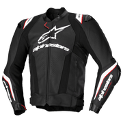 Alpinestars Missile V3 Ignition Leather Jacket Black/White