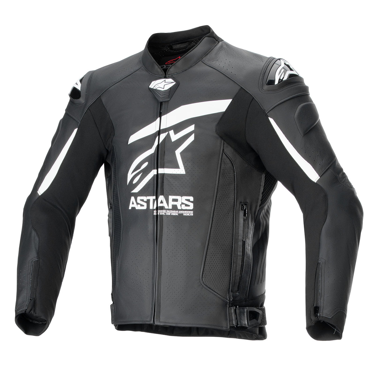 Alpinestars GP Plus R v4 Airflow Leather Jacket Black/White