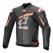 Alpinestars GP Plus R v4 Airflow Leather Jacket Black/Red Fluo/White