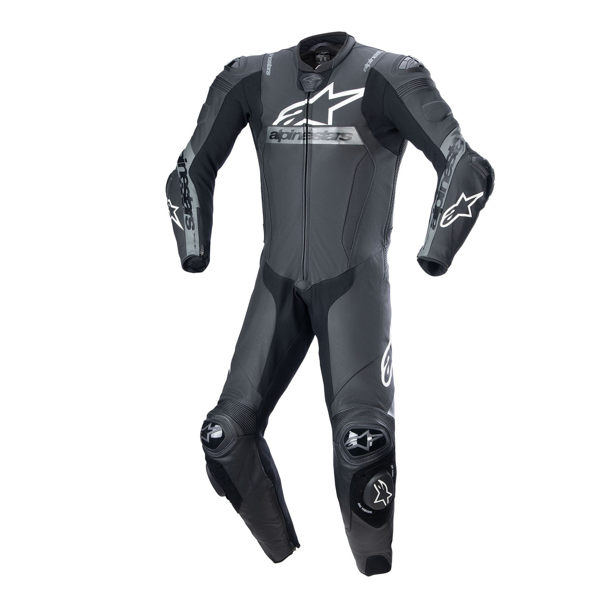 Alpinestars Missile v2 Ward Leather Suit Black/Metallic Gray
