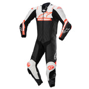Alpinestars Missile v2 Ward Leather Suit Black/White/Red Fluo