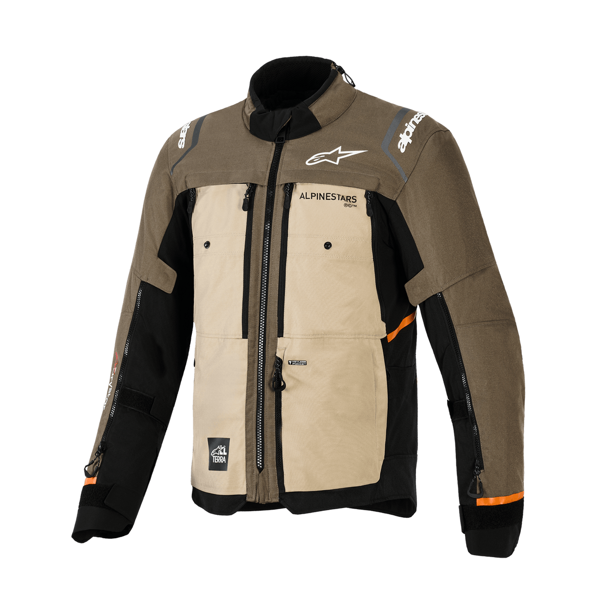 Alpinestars Cusco Drystar Jacket Walnut/Aluminum/Black