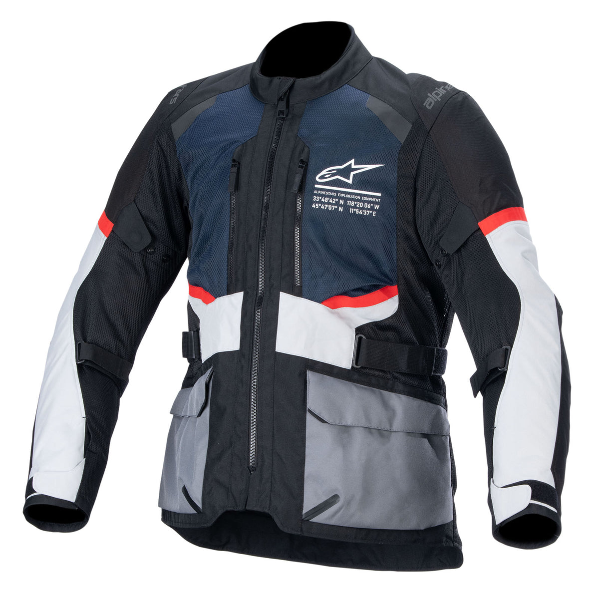 Alpinestars Andes Air Drystar Jacket Deep Blue/Black/Ice Gray