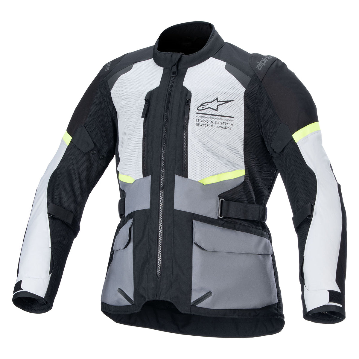 Alpinestars Andes Air Drystar Jacket Ice Gray/Dark Gray/Black