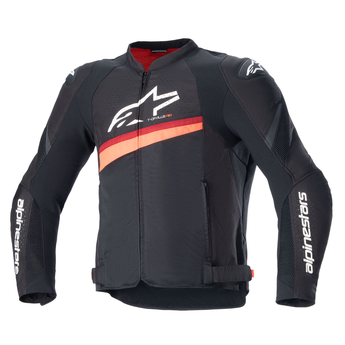 Alpinestars T-GP Plus R v4 Airflow Jacket Black/Red Fluo