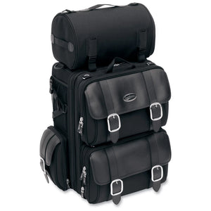 Saddlemen DLXSissy Bar Bag: S3200DE Expandable Sissy Bar Bag:Product Overview (HD)Universal Mounting - Saddlemen's Universal 