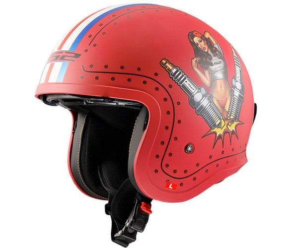 LS2 Spitfire Chili Pepper Helmet – Eagle Leather