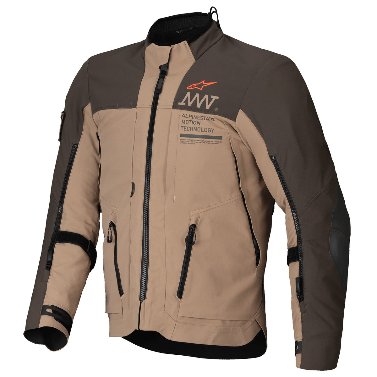 Alpinestars AMT-8 Stretch Drystar XF Jacket Dark Brown/Dark Khaki