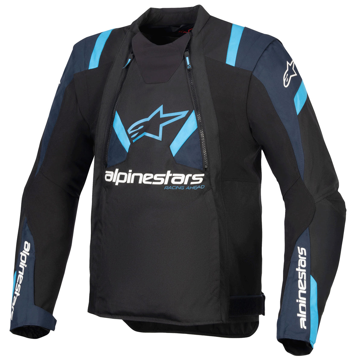 Alpinestars T-Stunt Air Jacket Black/Dark Blue/Blithe Blue