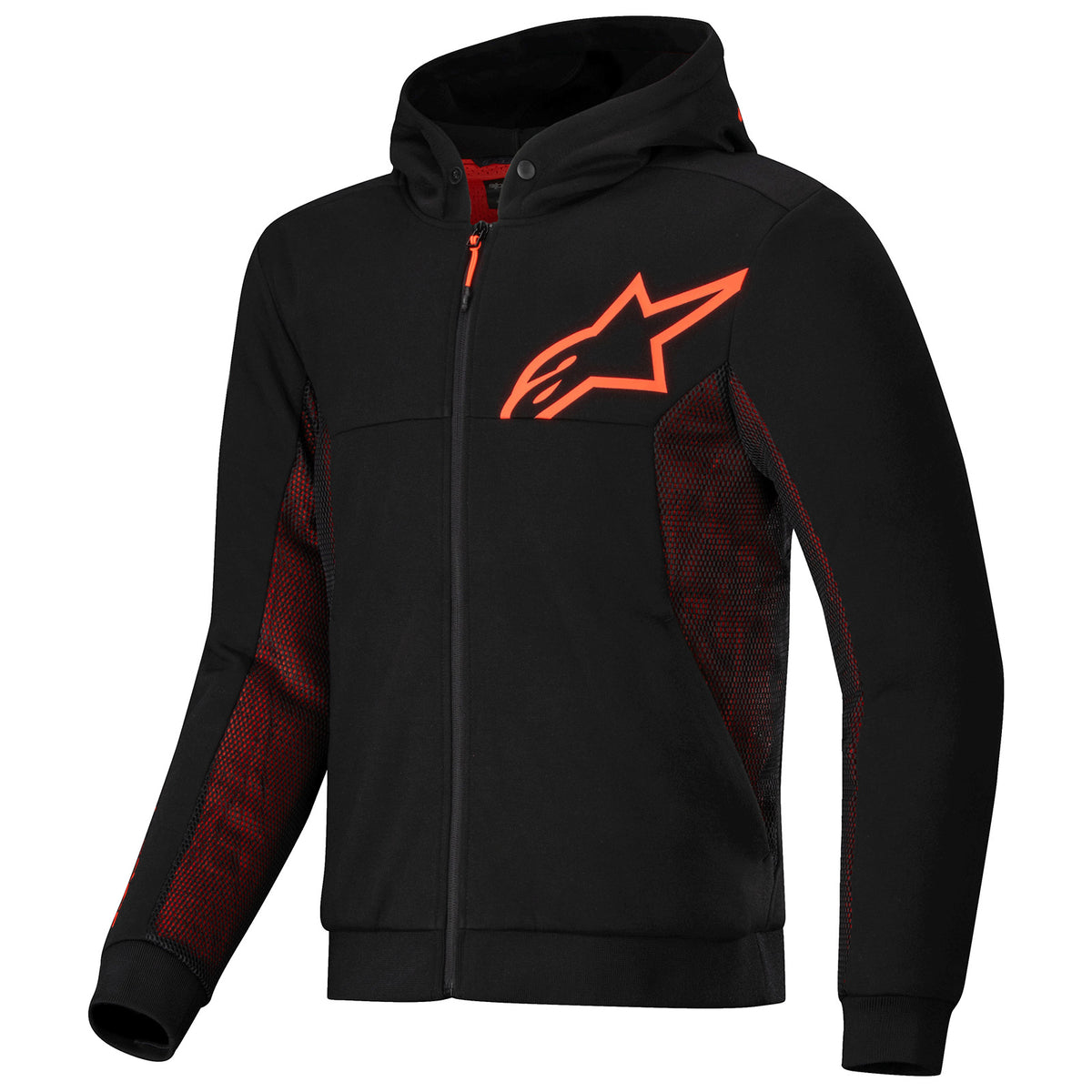 Alpinestars Chrome Air Sport Hoodie Black/Red Fluo