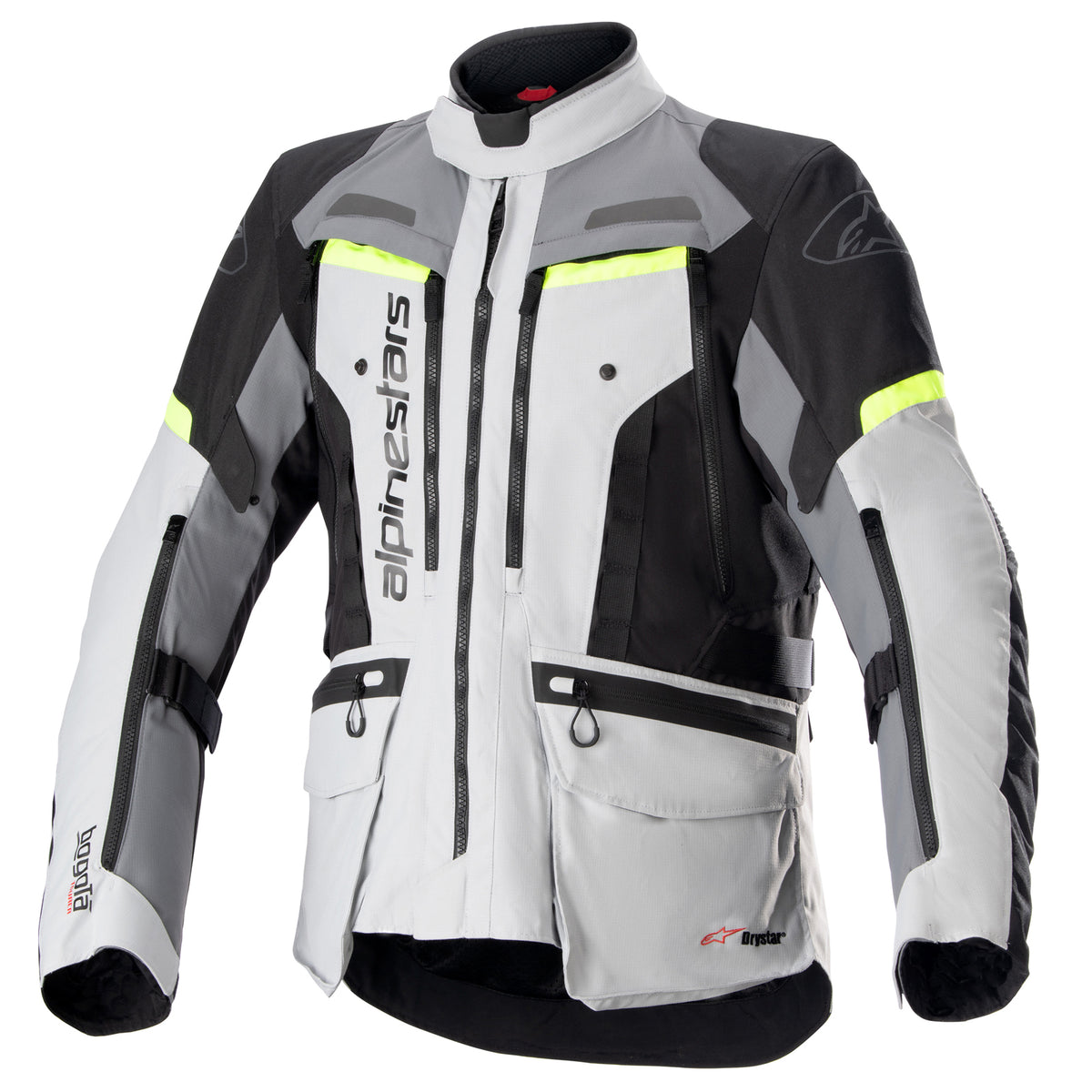Alpinestars Bogota Pro Drystar Jacket Gray/Yellow Fluo