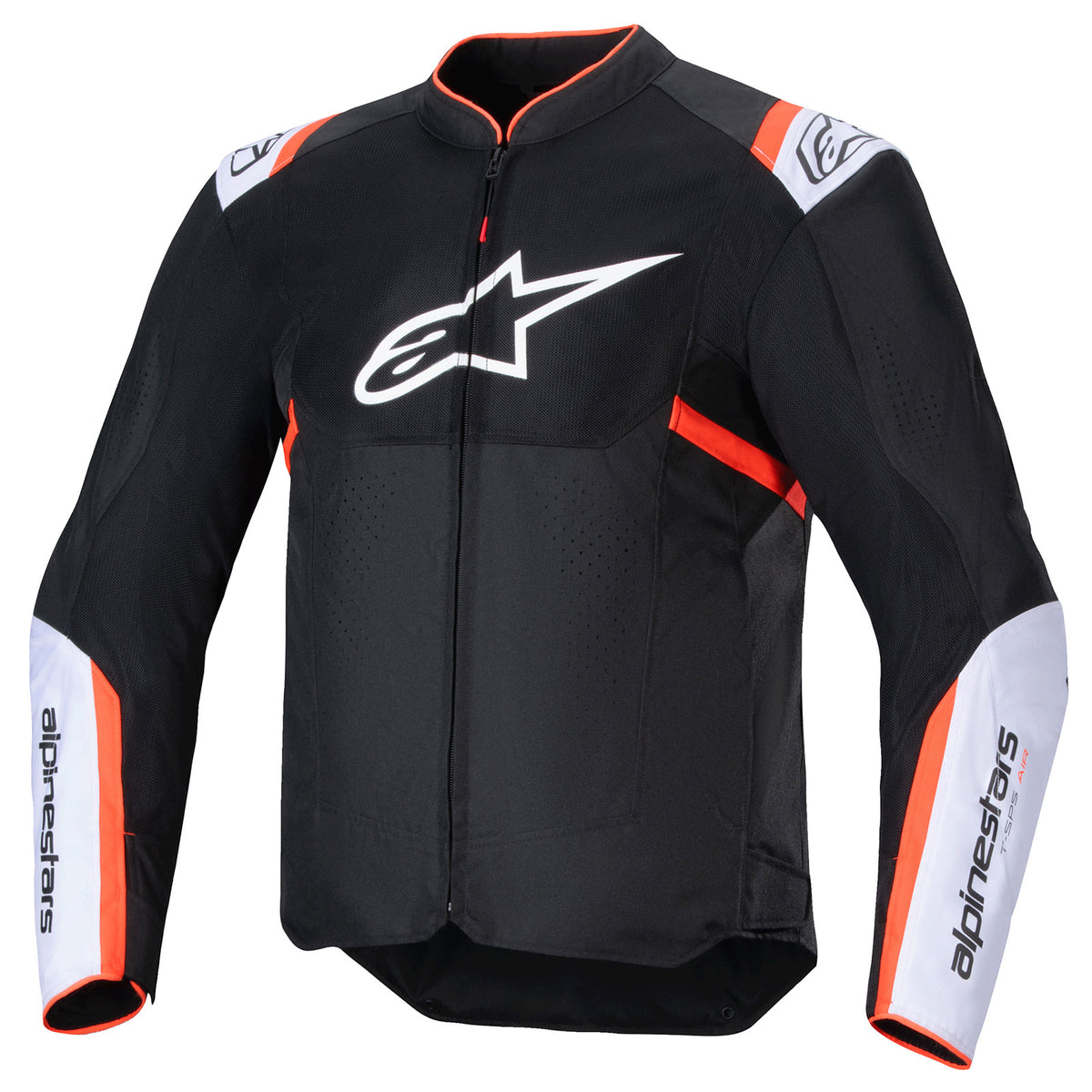 Alpinestars T-SPS Air V2 Jacket Black/White/Red Fluo