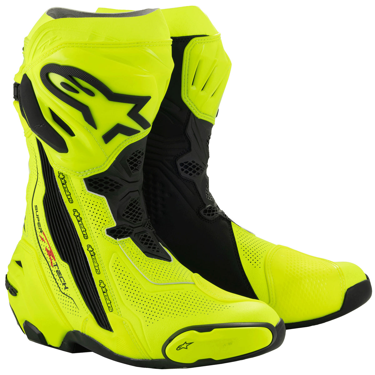 Alpinestars Supertech R Vented Boots Yellow Fluo/Black