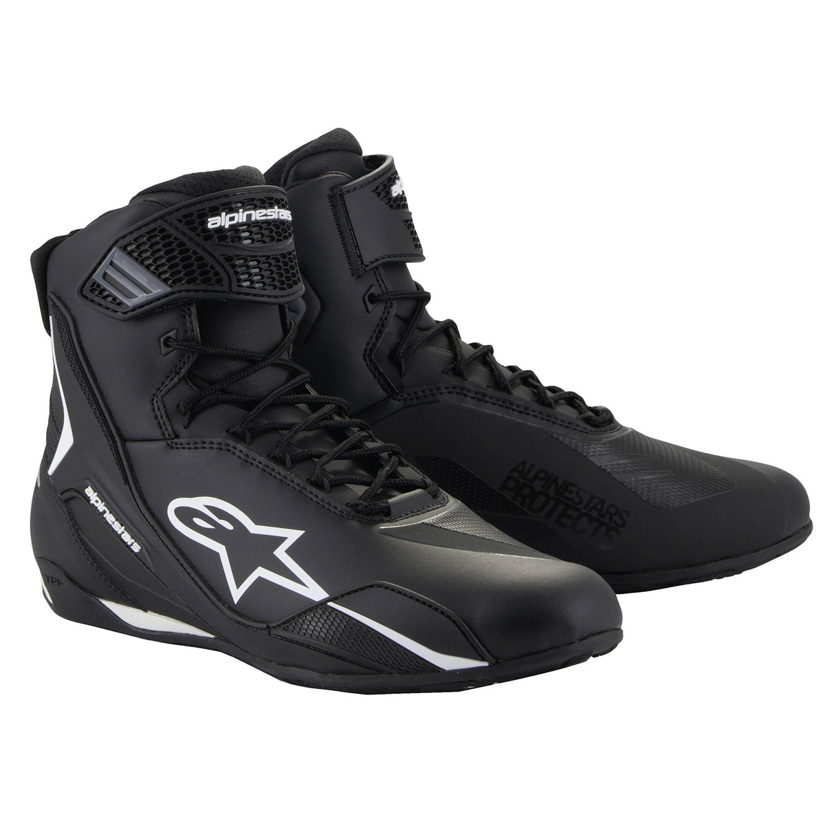 Alpinestars Faster-4 Riding Shoes Black/White