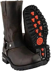 Men's Disressed Brown Harness Boot: Made of Full Grain Premium 2