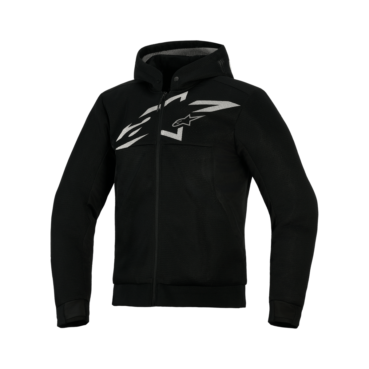 Alpinestars Chrome Superairflow Hoodie Black/Dark Gray/White