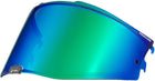 LS2 Advant II dark green iridium outer face shield