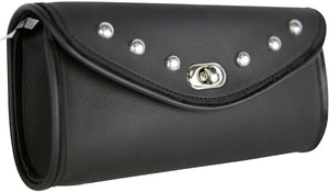 Cowhide Windshield Bag 9686: Cowhide Windshield Bag
Black and Silver