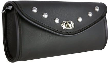 Cowhide Windshield Bag 9686: Cowhide Windshield Bag
Black and Silver