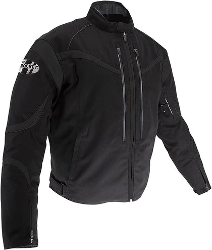 Joe Rocket Crossfire Jacket: Features:
Waterproof breathable Invista Cordura® outer shell
Waterproof seam sealed
Zip out full